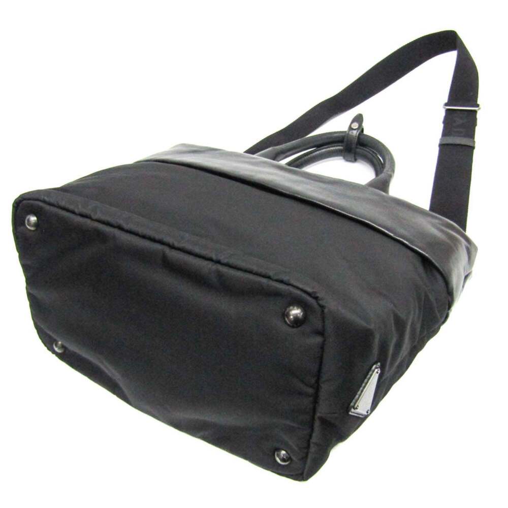 PRADA Black Leather Shoulder Bag - Picture 2 of 13